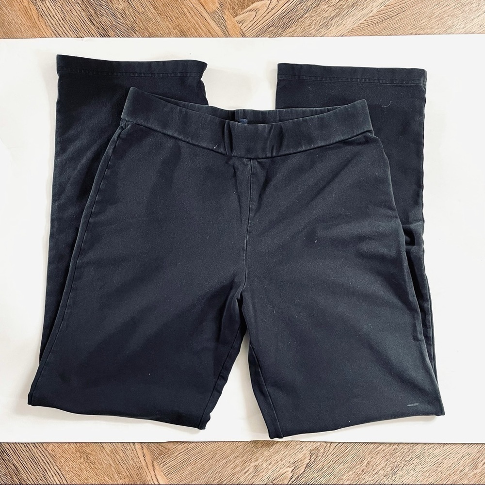 🎯3/$10 Jones New York Black Elastic Waist Straight Leg Dress Pants Medium